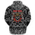 Viking Hoodie Skull and Axes with Bandana Paisley Style RLT12 - Wonder Print Shop