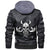 Viking Skull Helmet With Horns and Two Crossed Axes Leather Jacket RLT12 - Wonder Print Shop