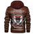 Viking Skulls With A Shield and Axes Leather Jacket RLT12 - Wonder Print Shop