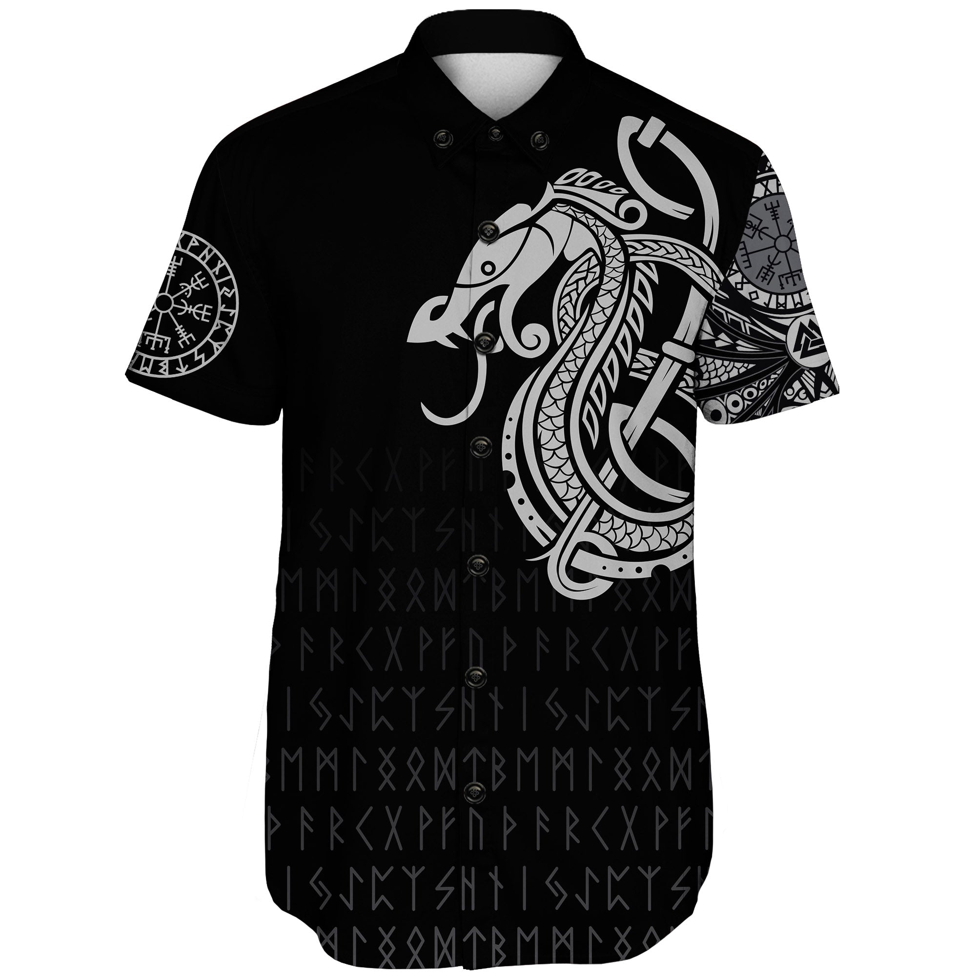 viking-shorts-sleeve-shirt-dragon