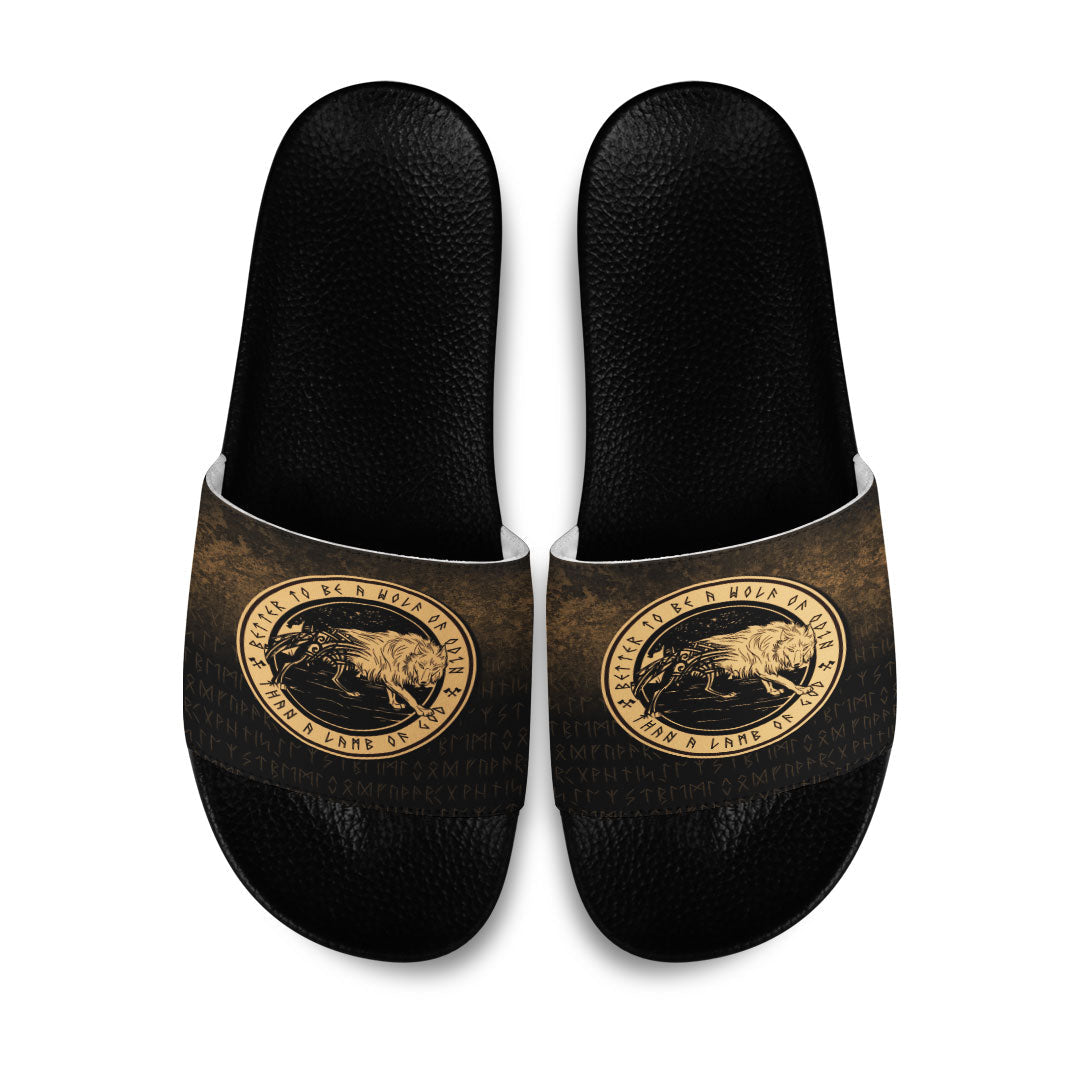 wonder-print-shop-slide-sandals-wolf-of-odin-gold-version-slide-sandals