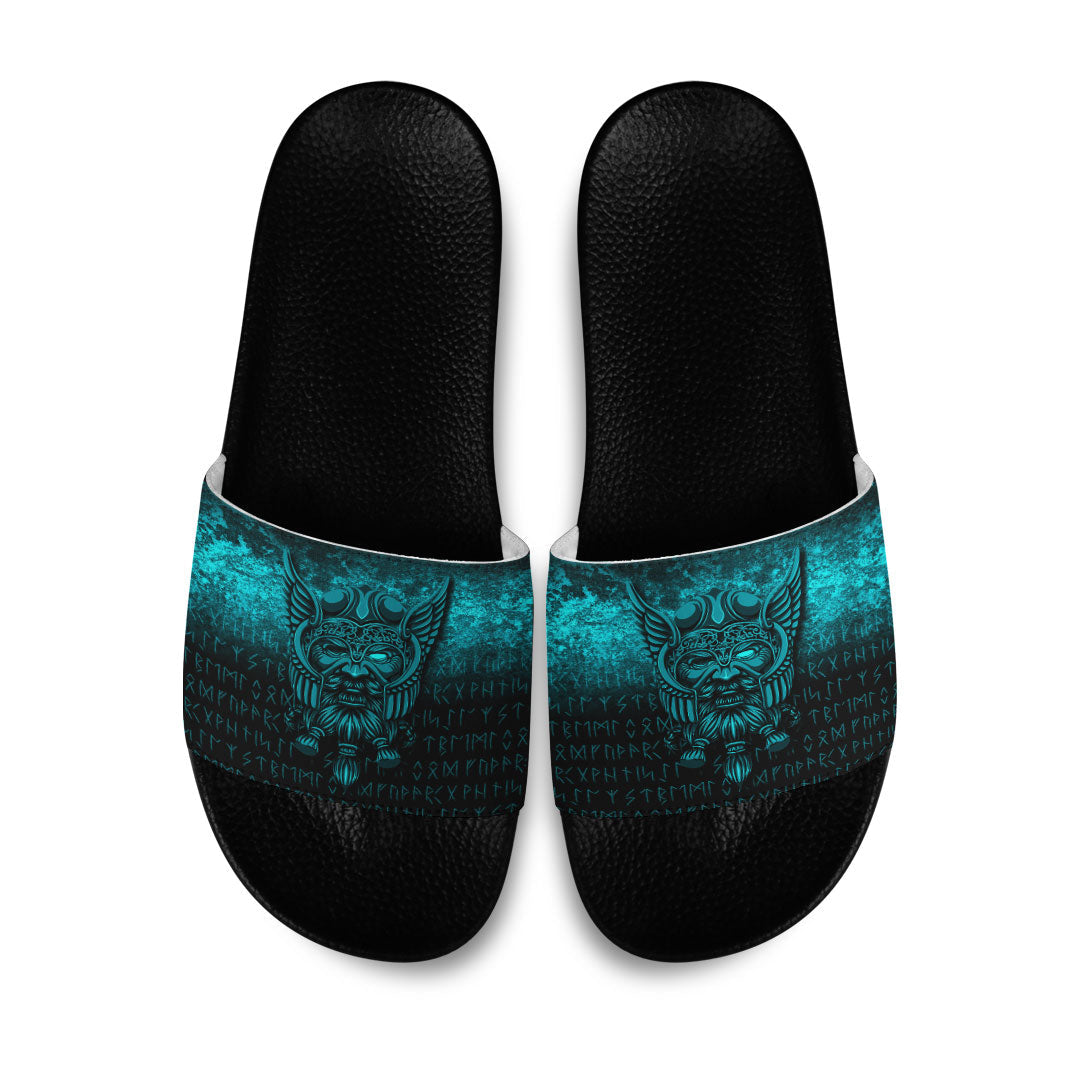 viking-slide-sandals-viking-odin-allfather-in-asgard-cyan-version-slide-sandals