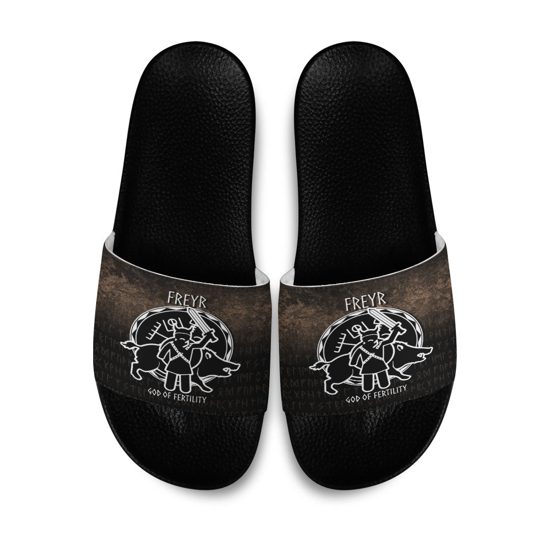 wonder-print-shop-slide-sandals-freyr-god-of-fertility-slide-sandals