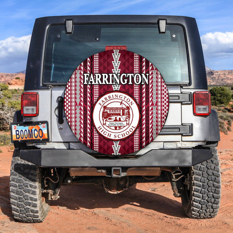 Hawaii Farrington High School Spare Tire Cover Simple Style LT8 - Wonder Print Shop