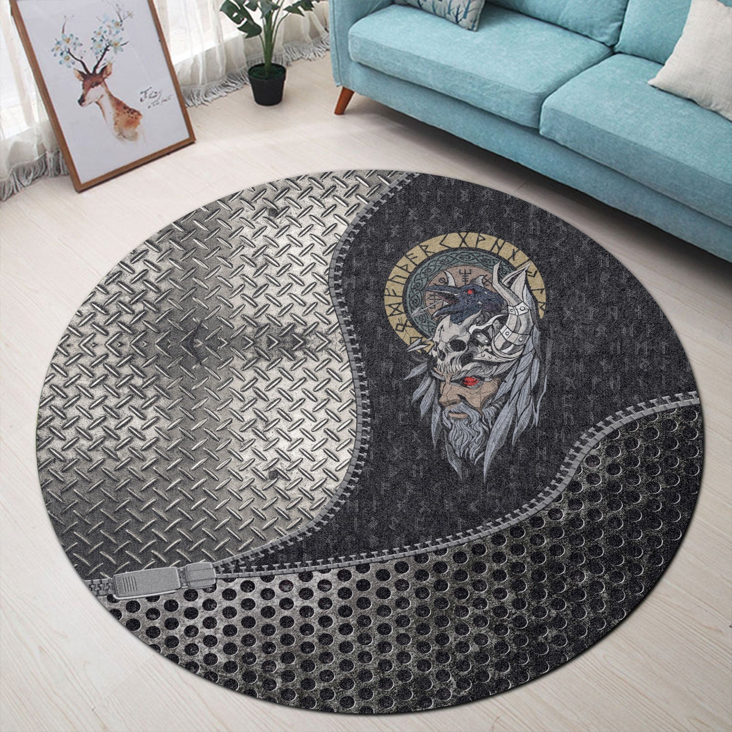 viking-carpet-special-odin-and-raven-round-carpet