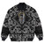 Viking Bomber Jacket Special Odin and Raven with Bandana Paisley Style RLT12 - Wonder Print Shop