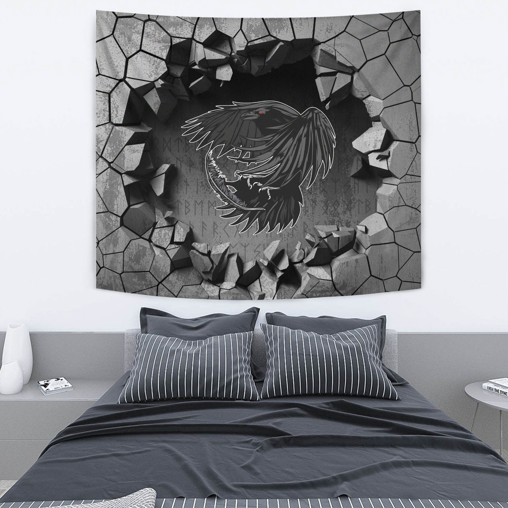 viking-tapestry-skull-tapestry