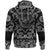 Viking Hoodie Special Raven with Bandana Paisley Style RLT12 - Wonder Print Shop