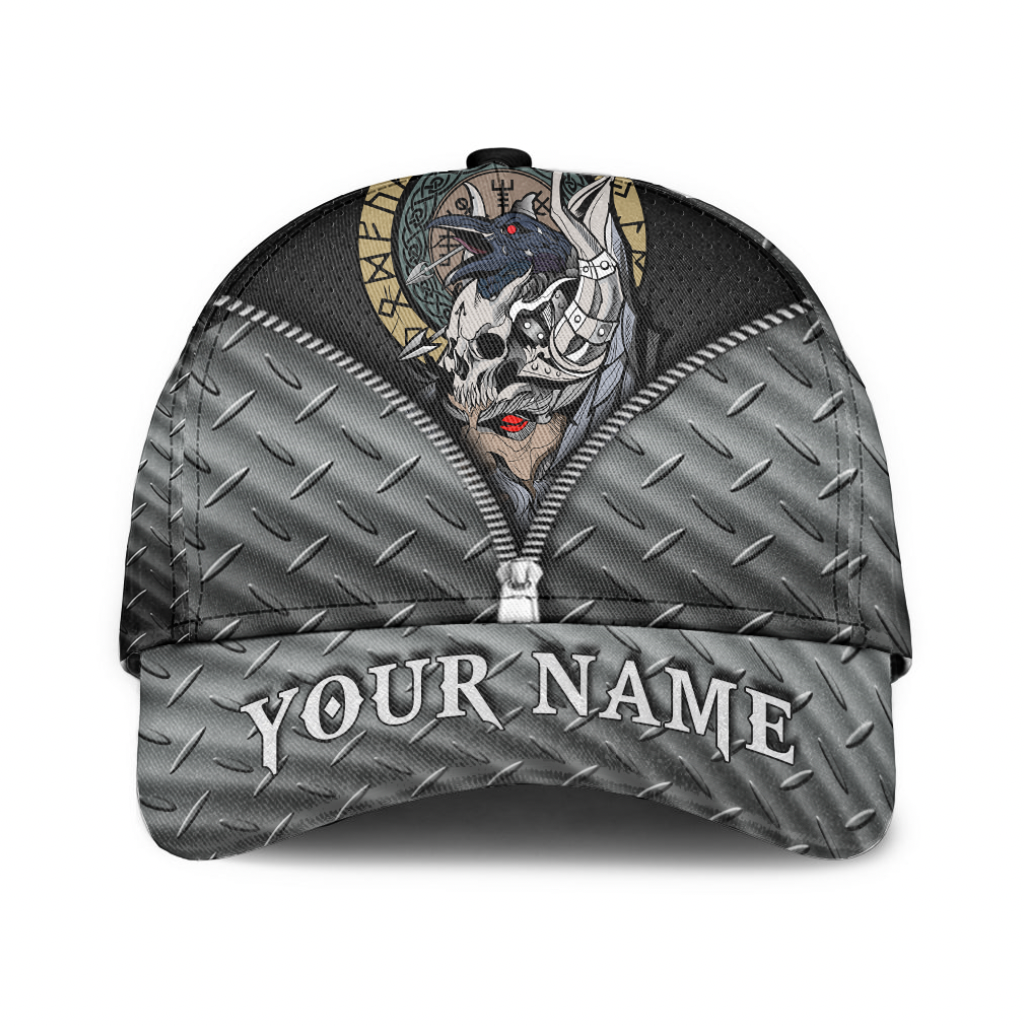 custom-viking-classic-cap-special-odin-and-raven-classic-cap