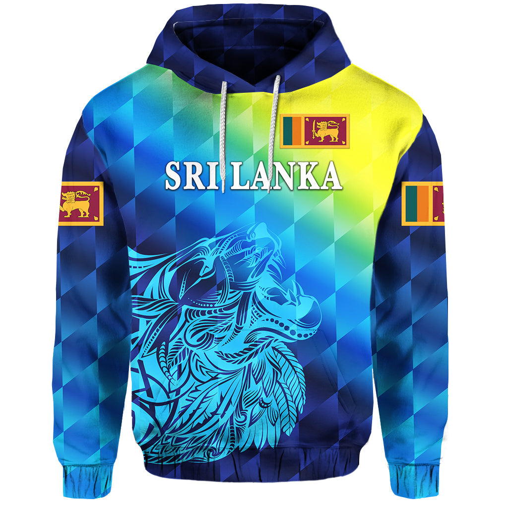 Sri Lanka Hoodie Lion Vibes LT8 - Wonder Print Shop