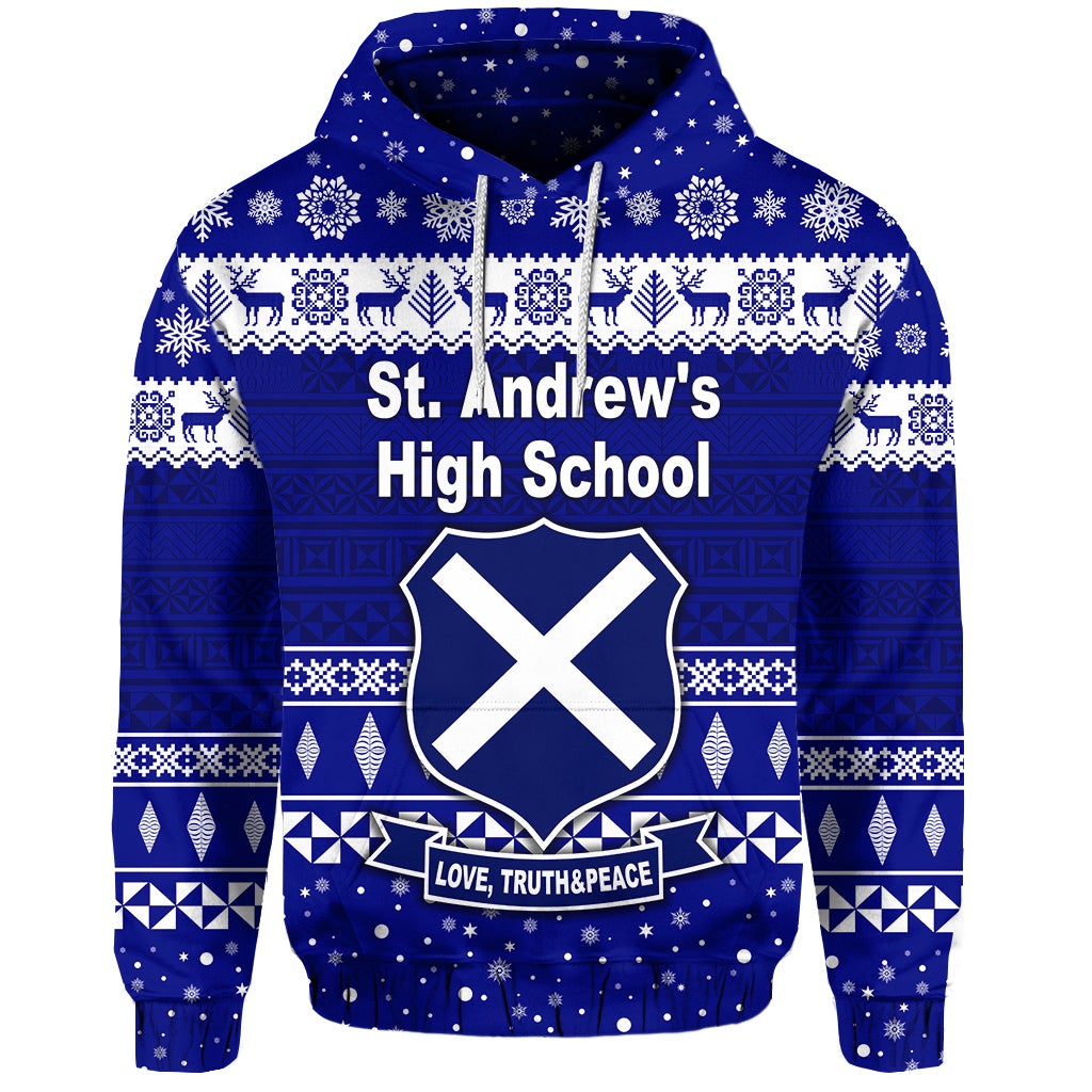 St. andrews High School Christmas Hoodie Simple Style LT8 - Wonder Print Shop