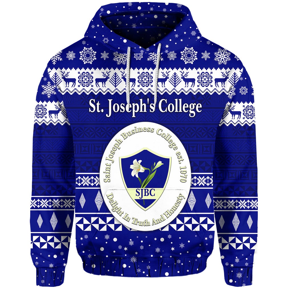 St. Josephs College Christmas Hoodie Simple Style LT8 - Wonder Print Shop