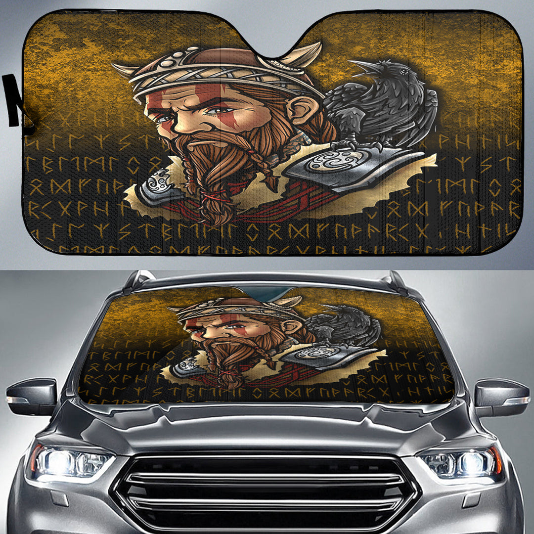 viking-auto-sun-shades-viking-warrior-odin-valhalla-raven-auto-sun-shades