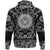 Viking Hoodie Sun Wolf Ethic with Bandana Paisley Style RLT12 - Wonder Print Shop