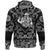 Viking Hoodie Super Warrior with Bandana Paisley Style RLT12 - Wonder Print Shop