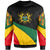 African Sweatshirt - Ghana Flag Kente Sweatshirt - Bend Style - Wonder Print Shop