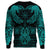 Viking Sweatshirt Raven Of Odin Cyan RLT12 - Wonder Print Shop