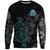 Viking Sweatshirt - Raven Of Odin Cyan RLT12 - Wonder Print Shop