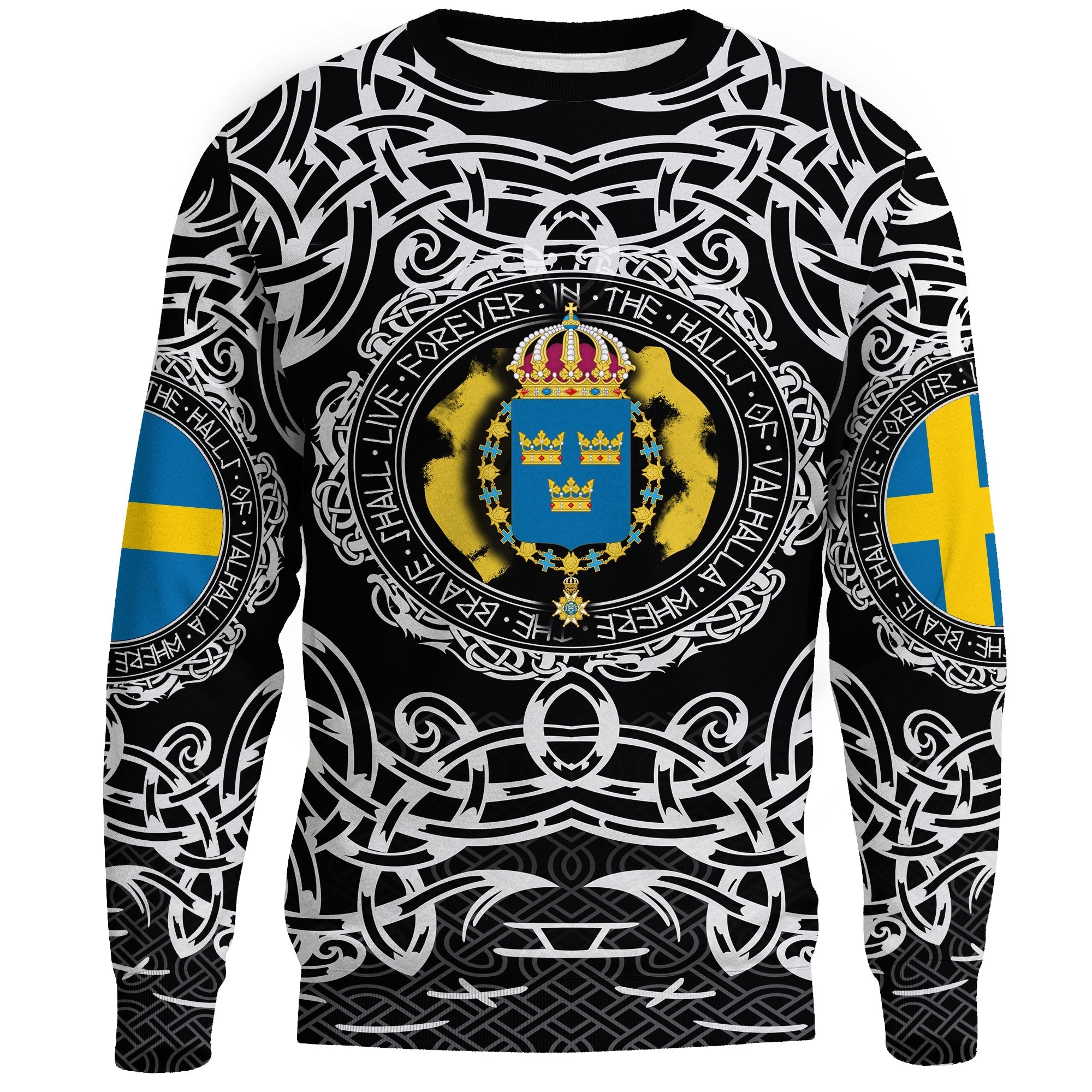 viking-sweatshirt-sweden-viking-pattern