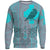 Viking Sweatshirts Odin's Celtic Raven - Scandinavian Tattoo Style Cyan RLT12 - Wonder Print Shop