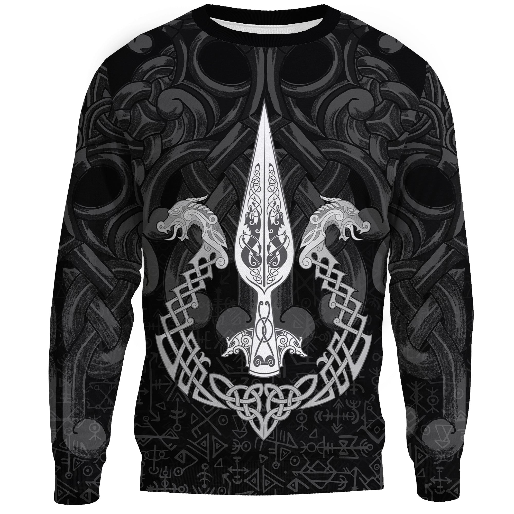 viking-sweatshirts-gungnir-of-odin-and-drakkar