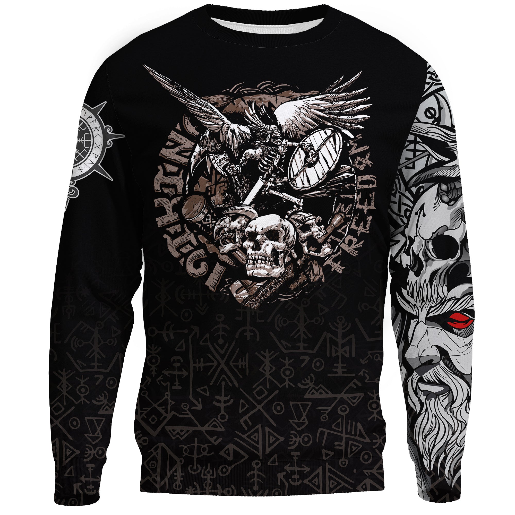 custom-viking-warrior-sweatshirts-odin-tattoo