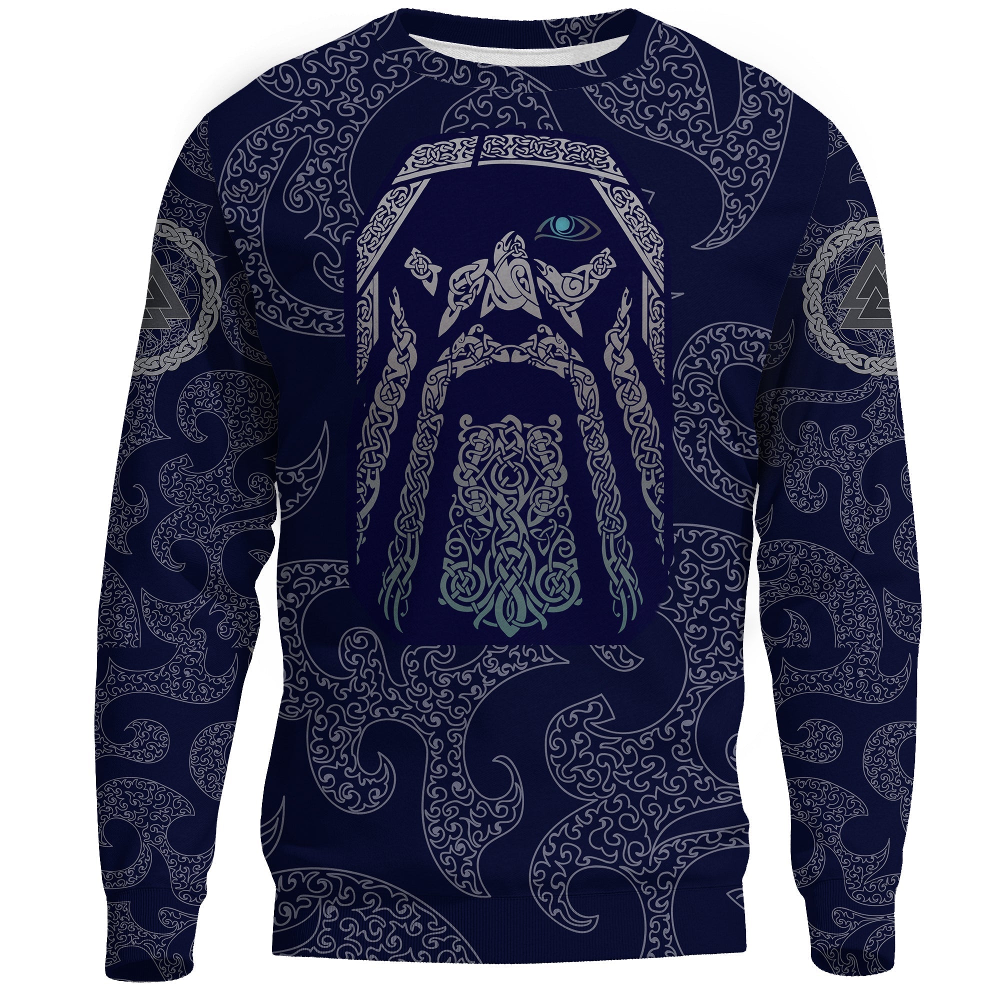 Viking Sweatshirts Odin God Tattoo RLT12 - Wonder Print Shop