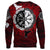 Viking Sweatshirts Raven Of Odin and Symbol Viking On Blood Background RLT12 - Wonder Print Shop