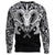 Viking Ram Skull Tattoo With Vegvisir and Valknut Sweatshirts RLT12 - Wonder Print Shop