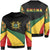 African Sweatshirt - Ghana Flag Kente Sweatshirt - Bend Style - Wonder Print Shop