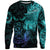 Viking Clothing Viking Odin Tattoo Cyan Version Sweatshirts RLT12 - Wonder Print Shop