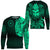 Viking Clothing Viking Odin Raven Tattoo Style Green Version Sweatshirts RLT12 - Wonder Print Shop