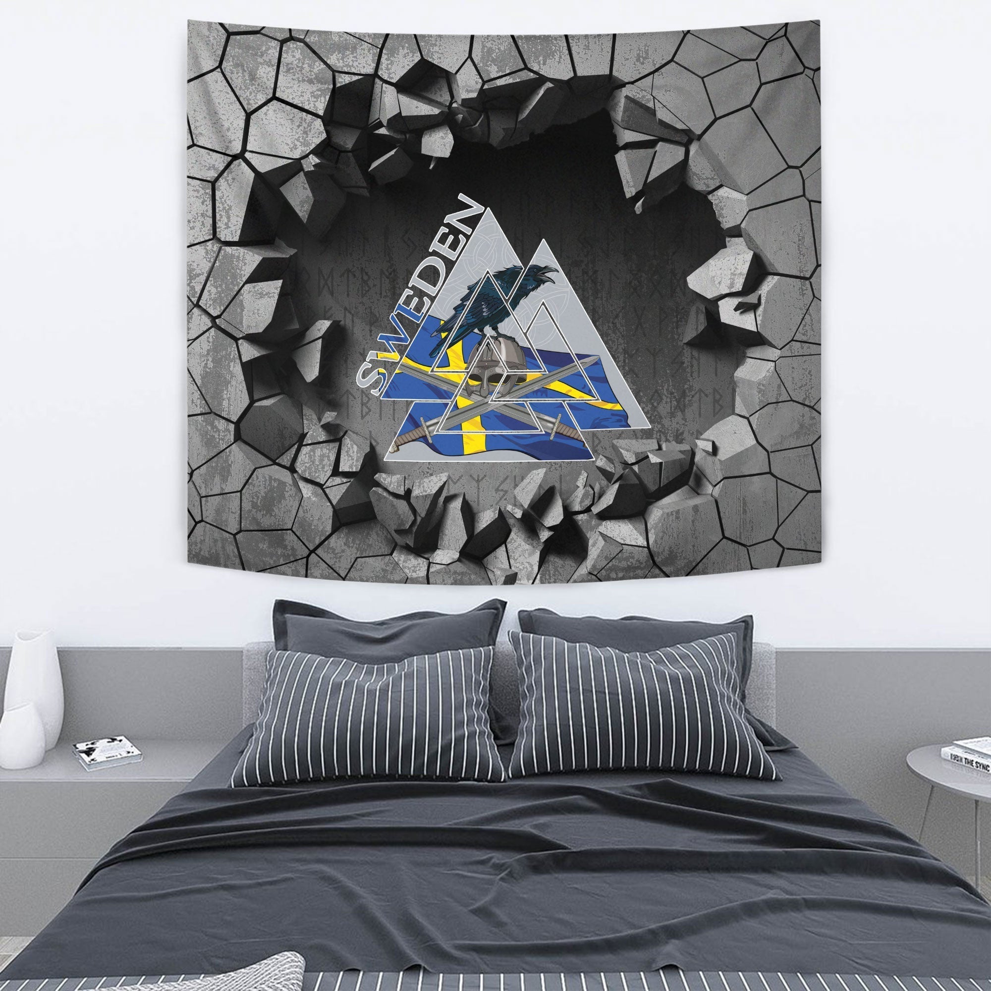 viking-tapestry-stylized-wolf-in-ethnic-tapestry