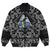 Viking Bomber Jacket Sweden Valknut with Bandana Paisley Style RLT12 - Wonder Print Shop