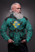 Viking Sweden Zip Hoodie Valknut of Odin Cyan RLT12 - Wonder Print Shop