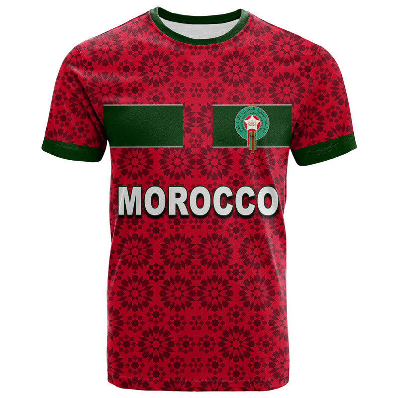 custom-personalised-and-number-morocco-soccer-t-shirt-world-cup-champions-red-style