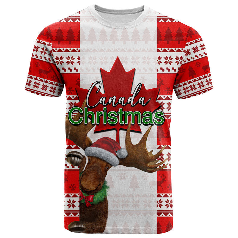 christmas-moose-canada-t-shirt-flag-style