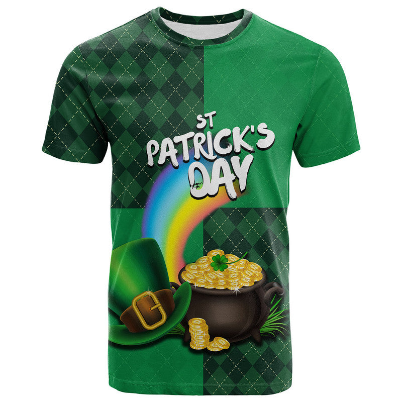 St Patrick's Day Rainbow Grass T Shirt LT6 - Wonder Print Shop