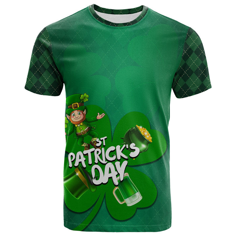 St Patrick's Day Shamrock Lucky T Shirt LT6 - Wonder Print Shop