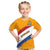 Custom Netherlands Football Flag Style T Shirt - Wonder Print Shop