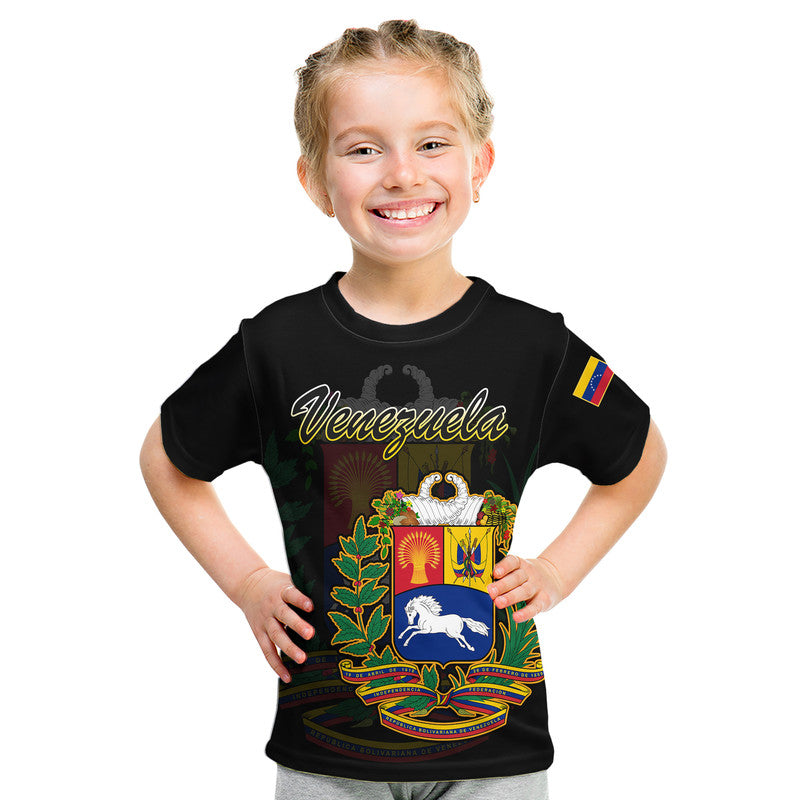 custom-personalised-venezuela-coat-of-arms-kid-t-shirt