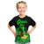 Custom St Patricks Day T Shirt Green Leprechaun Hat With Clover Leaf - Wonder Print Shop