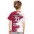 Custom Qatar Football WC 2022 T Shirt The Maroon Flag Style - Wonder Print Shop