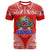 Custom Toa Samoa Polynesian Rugby T Shirt Samoan Flag Red Color - Wonder Print Shop