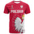 Poland Football T Shirt Coat of Arms No1 - Wonder Print Shop