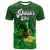 Custom St Patricks Day T Shirt Green Leprechaun Hat With Clover Leaf No2 - Wonder Print Shop