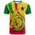 Ghana Football Black Star and Golden Tawny Eagles T Shirt - Wonder Print Shop