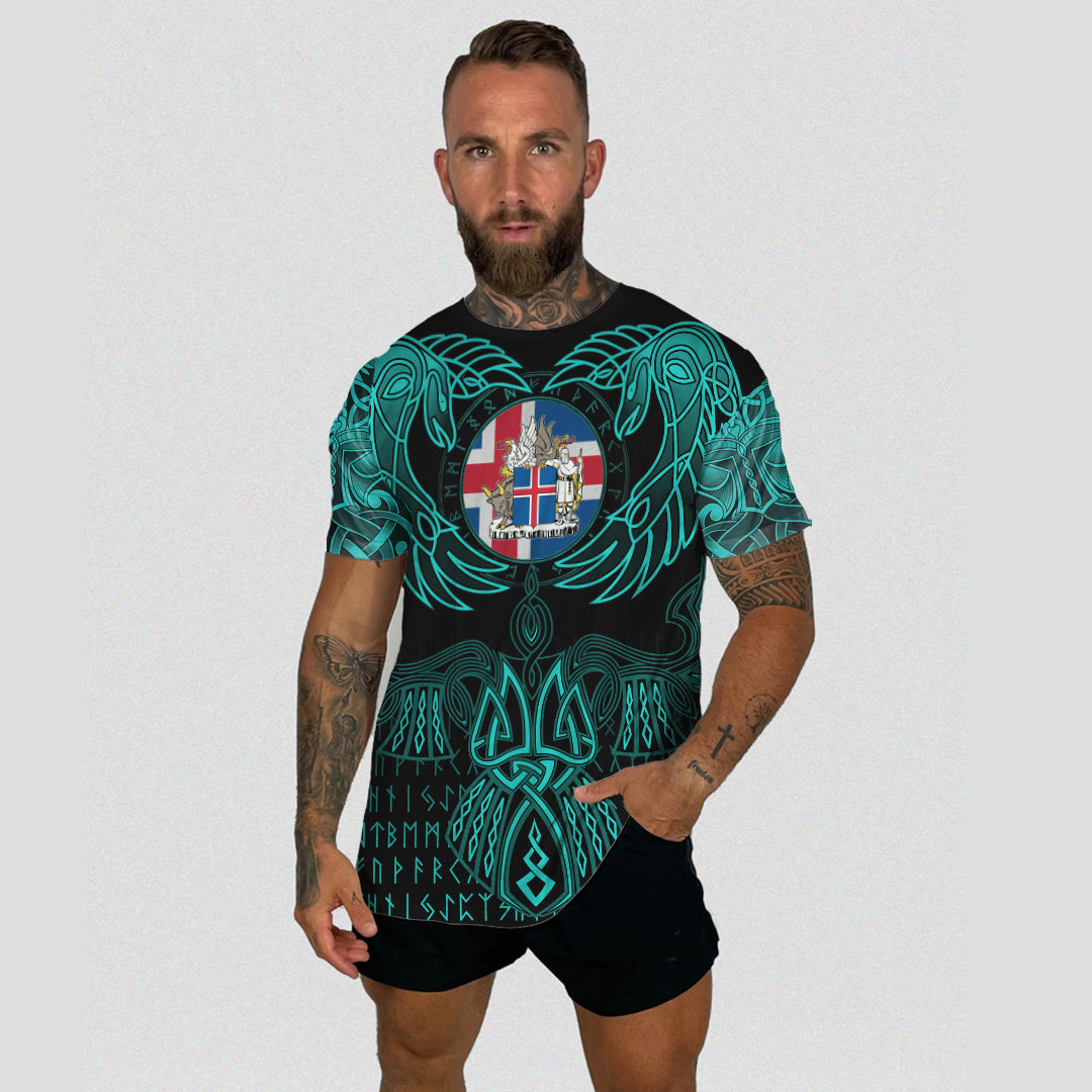 viking-iceland-t-shirts-valknut-of-odin-cyan