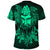 Viking Clothing Viking Odin Raven Tattoo Style Green Version T Shirt RLT12 - Wonder Print Shop