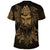 Viking Clothing Viking Odin Raven Tattoo Style Gold Version T Shirt RLT12 - Wonder Print Shop